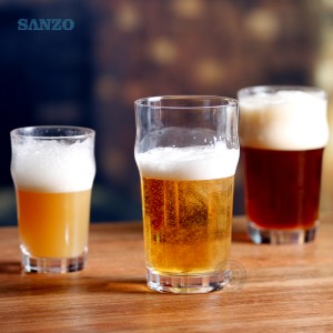 Санзо по поръчка лого бирена чаша чаша кристални чаши ръчно изработени бирени чаши за бира