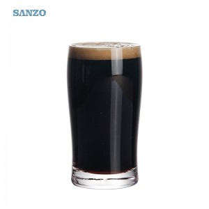 Мини чаша за бира Sanzo 7 Oz Персонализирайте логото за печат Стъклена чаша за бира Стъклена чаша за бира