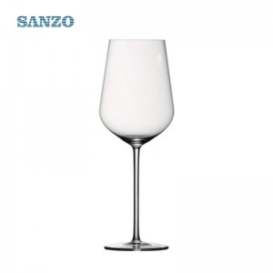 Сини чаши за вино SANZO на едро Ръчно изработено стъкло Tipsy