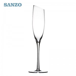 Стъкло за шампанско SANZO Bohemian Glass Персонализирано ръчно изработено стъкло за шампанско