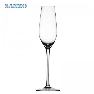 SANZO Blue Steam Champagne Flute Персонализирани ръчно изработени чаши за шампанско, промоционални горещи продажби Евтини шампанско флейти