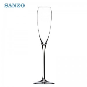 Шампоани за шампанско с издухано стъкло, изпечени по поръчка Ръчно изработени пластмасови чаши за шампанско от стъкло