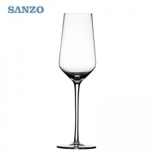 SANZO Черен оловен персонализиран размер за пиене на шампанско стъкло Персонализирано шампанско флейти розово флейта стъкло шампанско